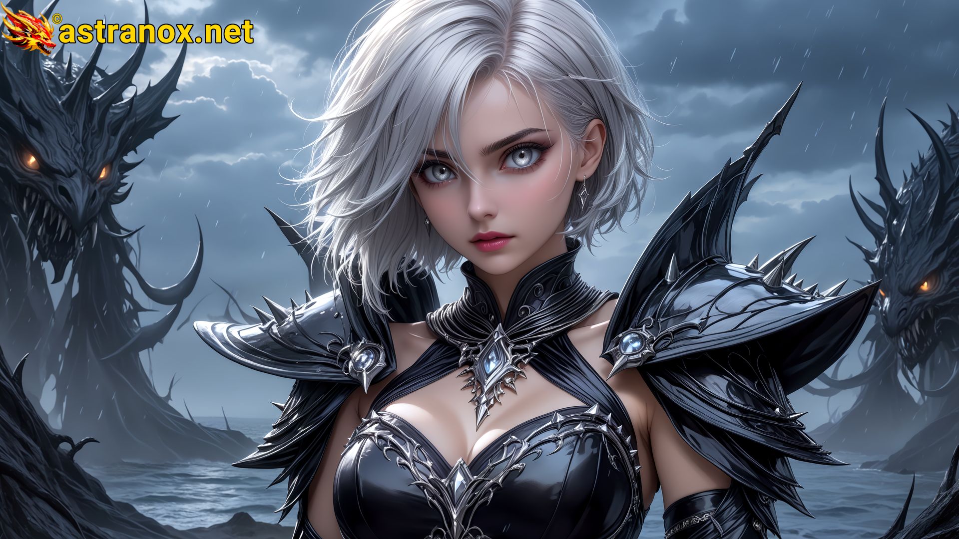 Amazing Young Female  at  - Download Free 4K Wallpaper Fantasy wallpaper with  Eyes and  Hair.