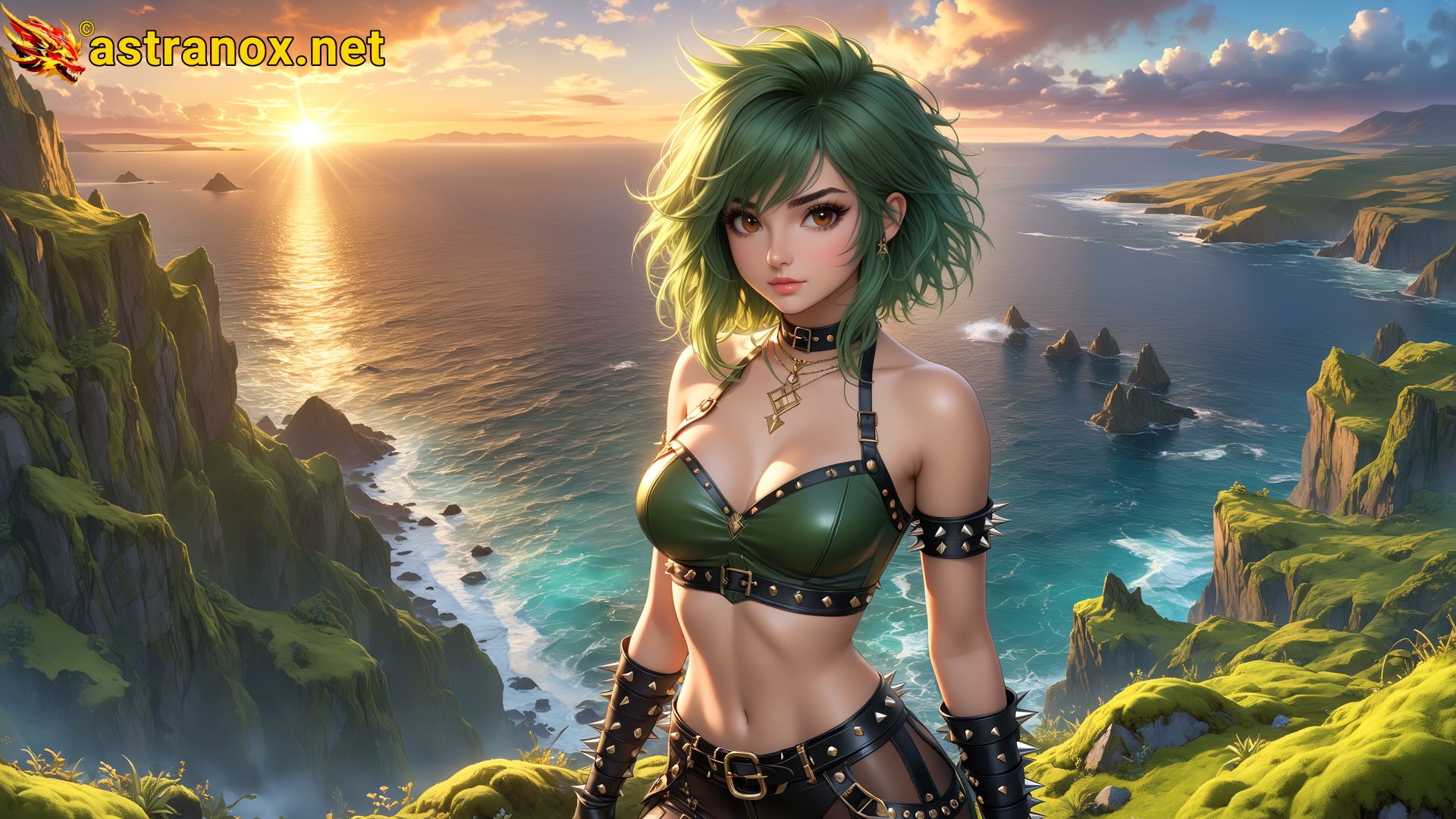 Amazing Young Female  at  - Download Free 4K Wallpaper Fantasy wallpaper with  Eyes and  Hair.