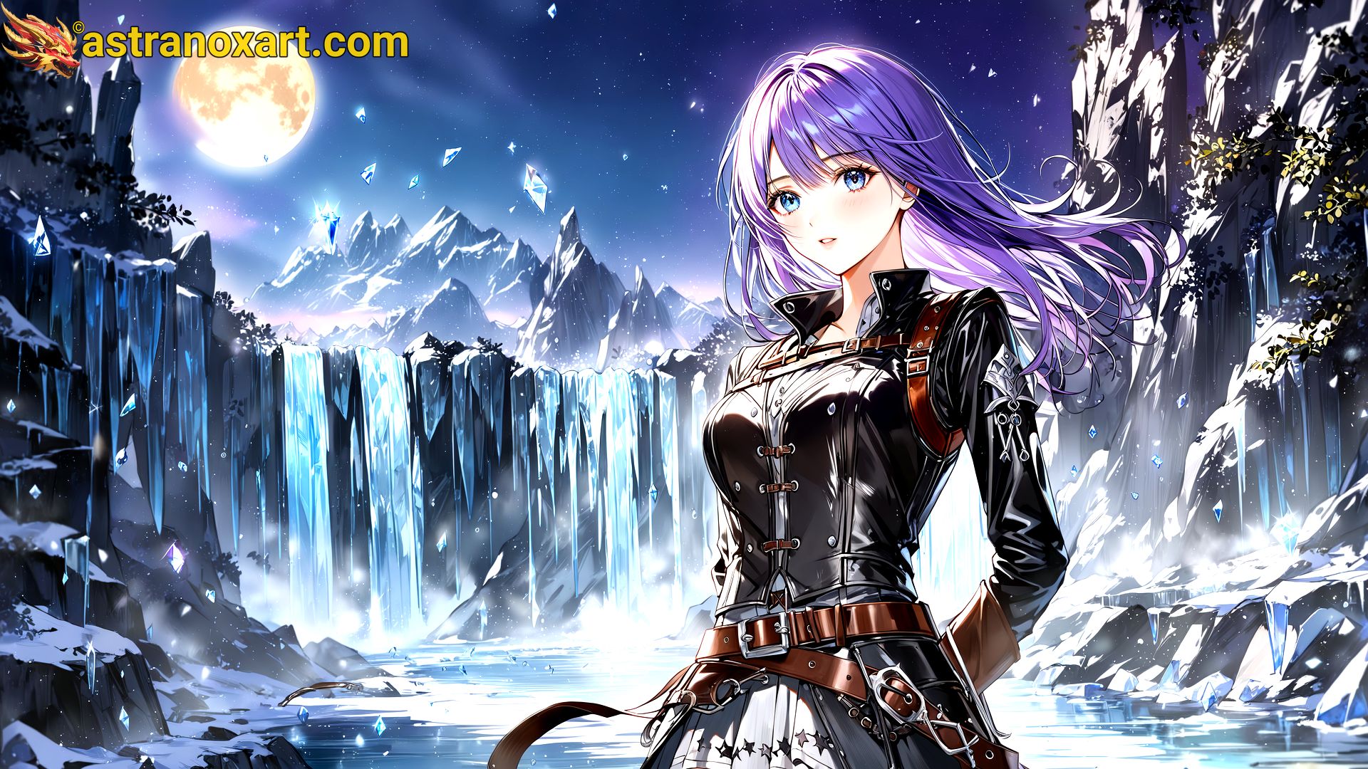 Amazing Young Female  at  - Download Free 4K Wallpaper Fantasy wallpaper with  Eyes and  Hair.