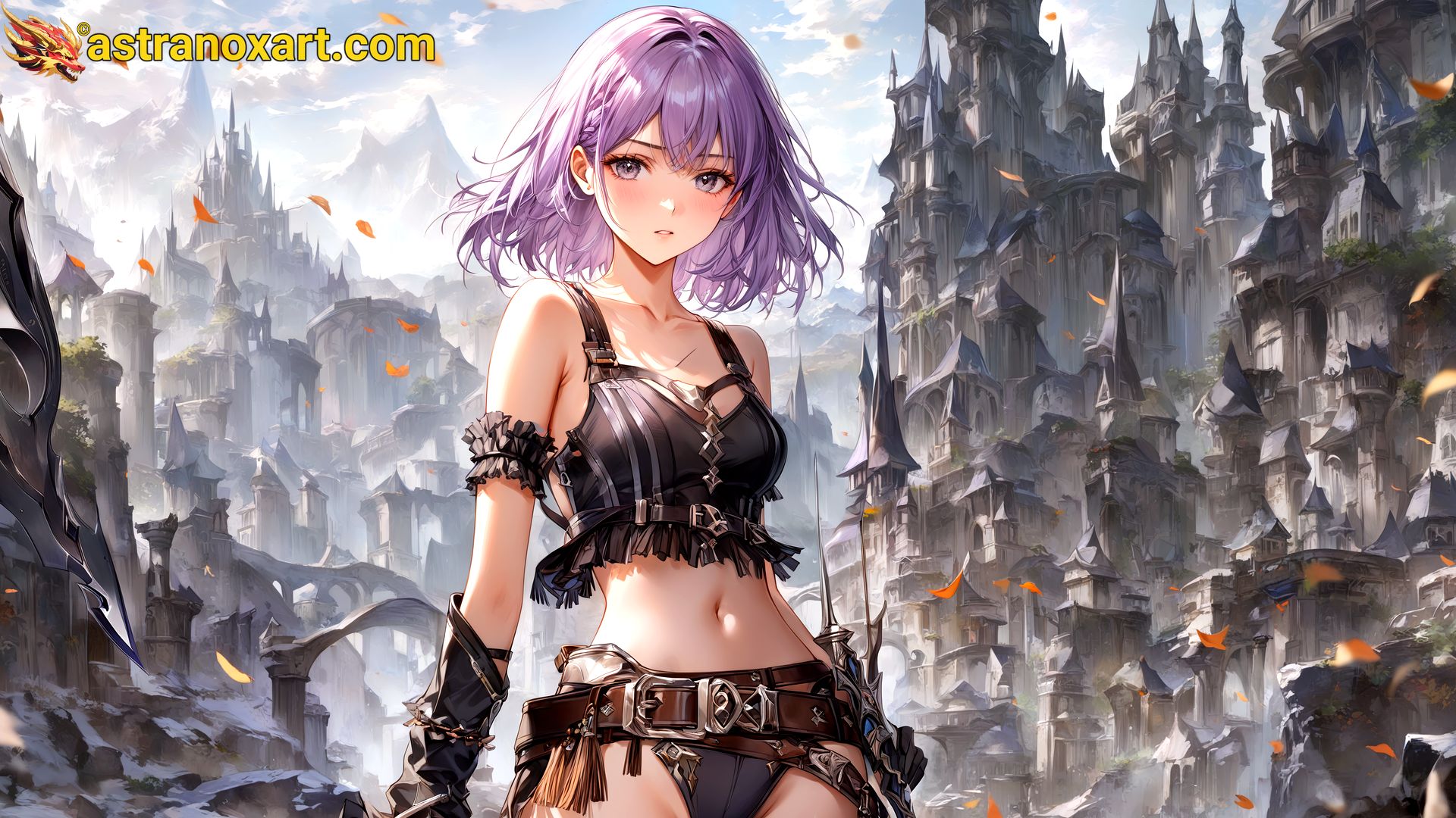 Amazing Young Female  at  - Download Free 4K Wallpaper Fantasy wallpaper with  Eyes and  Hair.