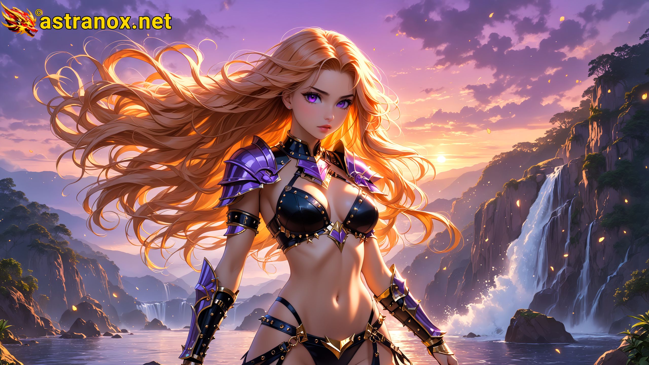 Amazing Young Female  at  - Download Free 4K Wallpaper Fantasy wallpaper with  Eyes and  Hair.