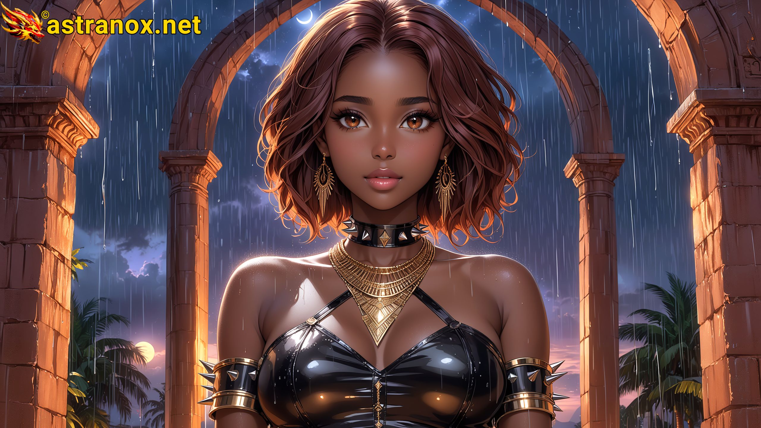 Amazing Young Female at - Download Free 4K Wallpaper Fantasy wallpaper with Eyes and Hair.