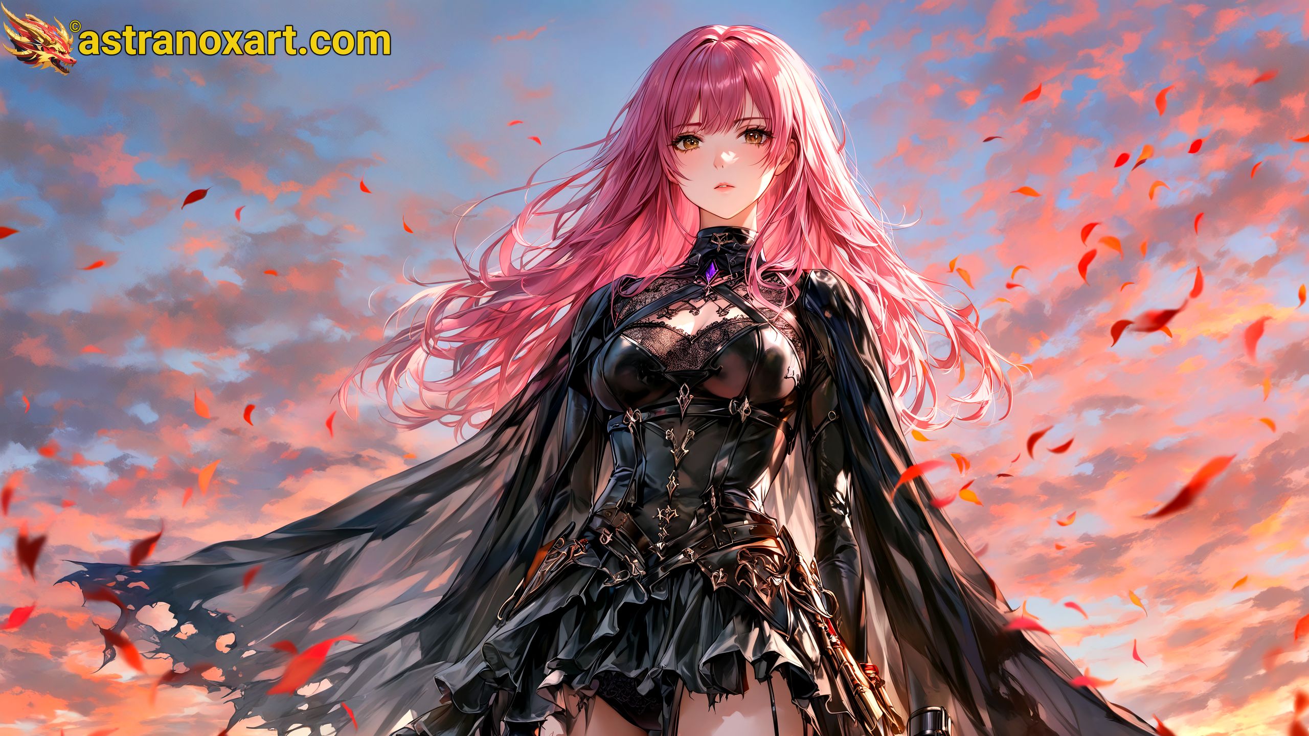 Amazing Young Female  at  - Download Free 4K Wallpaper Fantasy wallpaper with  Eyes and  Hair.