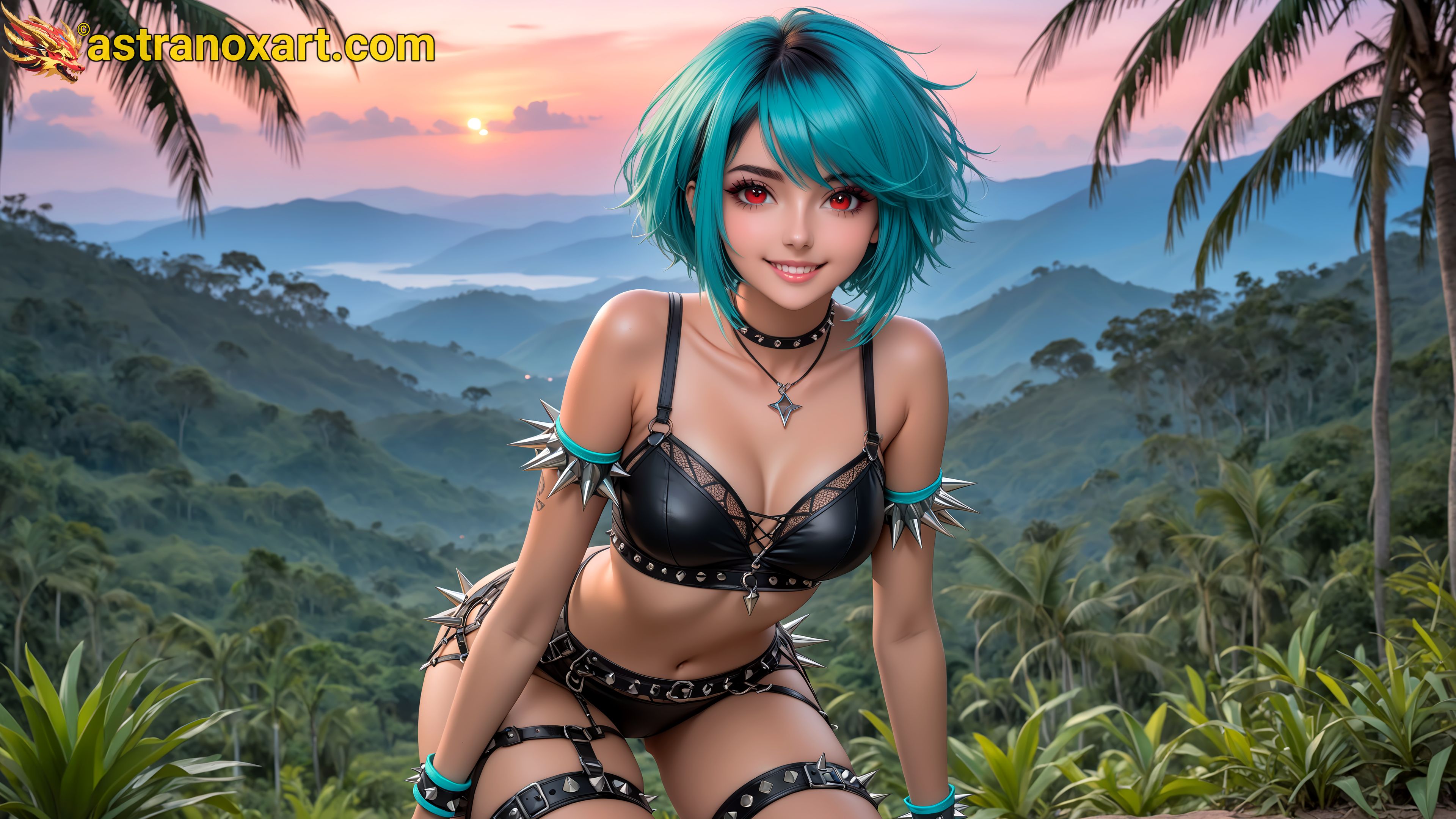 Amazing Young Female  at  - Download Free 4K Wallpaper Fantasy wallpaper with  Eyes and  Hair.