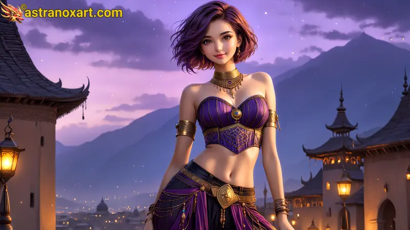 Amazing Young Female  at  - Download Free 4K Wallpaper Fantasy wallpaper with  Eyes and  Hair.