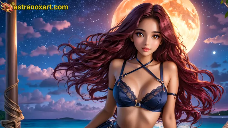 Amazing Young Female  at  - Download Free 4K Wallpaper Fantasy wallpaper with  Eyes and  Hair.