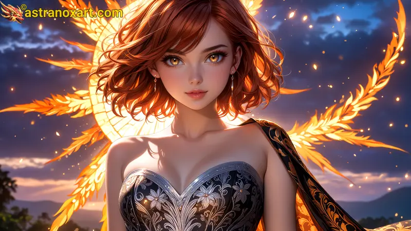 Amazing Young Female  at  - Download Free 4K Wallpaper Fantasy wallpaper with  Eyes and  Hair.