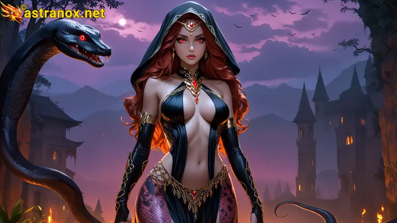 Amazing Young Female  at  - Download Free 4K Wallpaper Fantasy wallpaper with  Eyes and  Hair.