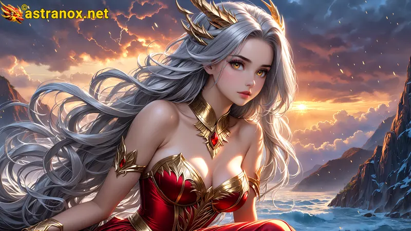 Amazing Young Female  at  - Download Free 4K Wallpaper Fantasy wallpaper with  Eyes and  Hair.