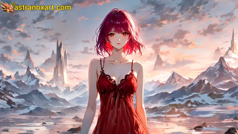 Amazing Young Female  at  - Download Free 4K Wallpaper Fantasy wallpaper with  Eyes and  Hair.