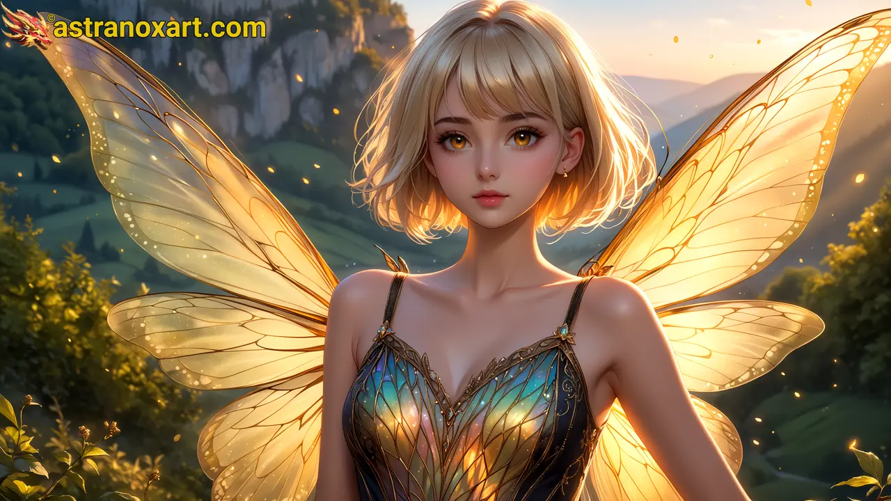 Amazing Young Female  at  - Download Free 4K Wallpaper Fantasy wallpaper with  Eyes and  Hair.