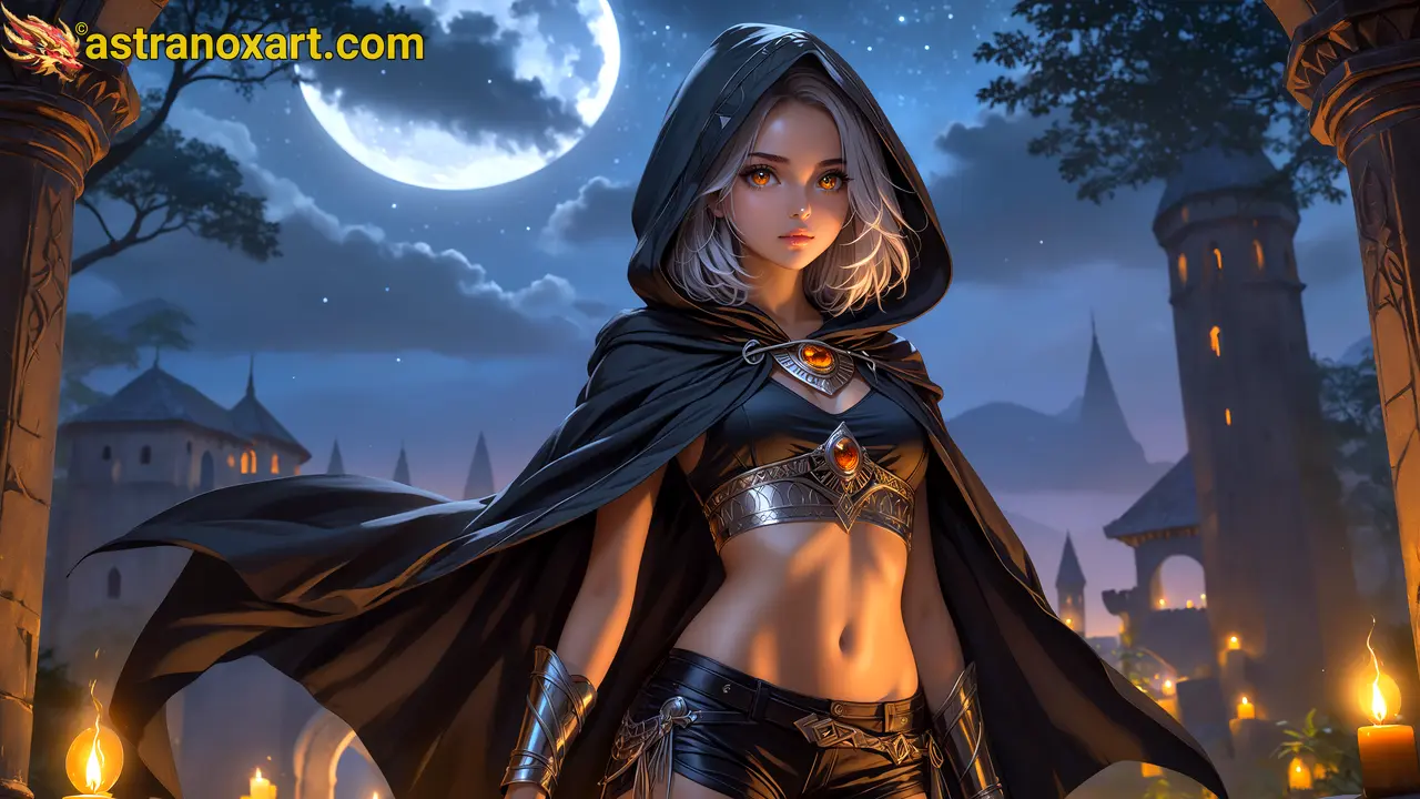 Amazing Young Female  at  - Download Free 4K Wallpaper Fantasy wallpaper with  Eyes and  Hair.