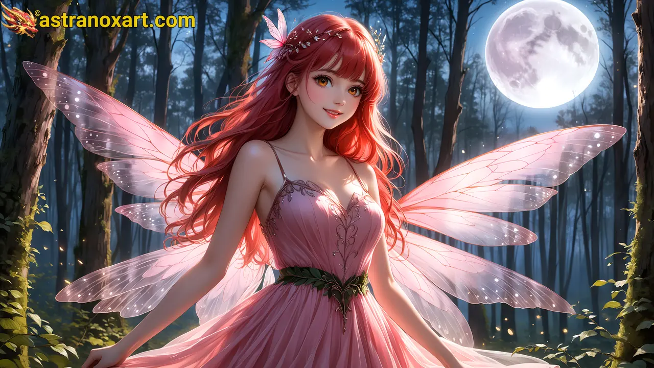 Amazing Young Female  at  - Download Free 4K Wallpaper Fantasy wallpaper with  Eyes and  Hair.