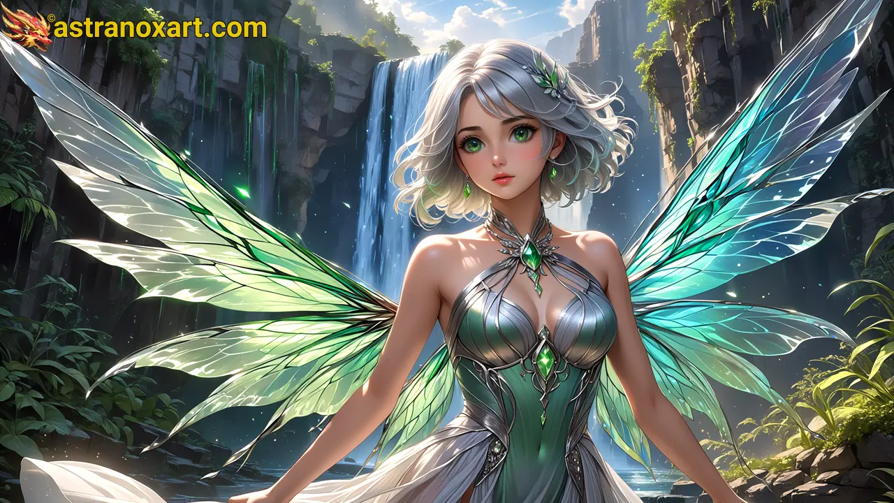 Amazing Young Female  at  - Download Free 4K Wallpaper Fantasy wallpaper with  Eyes and  Hair.