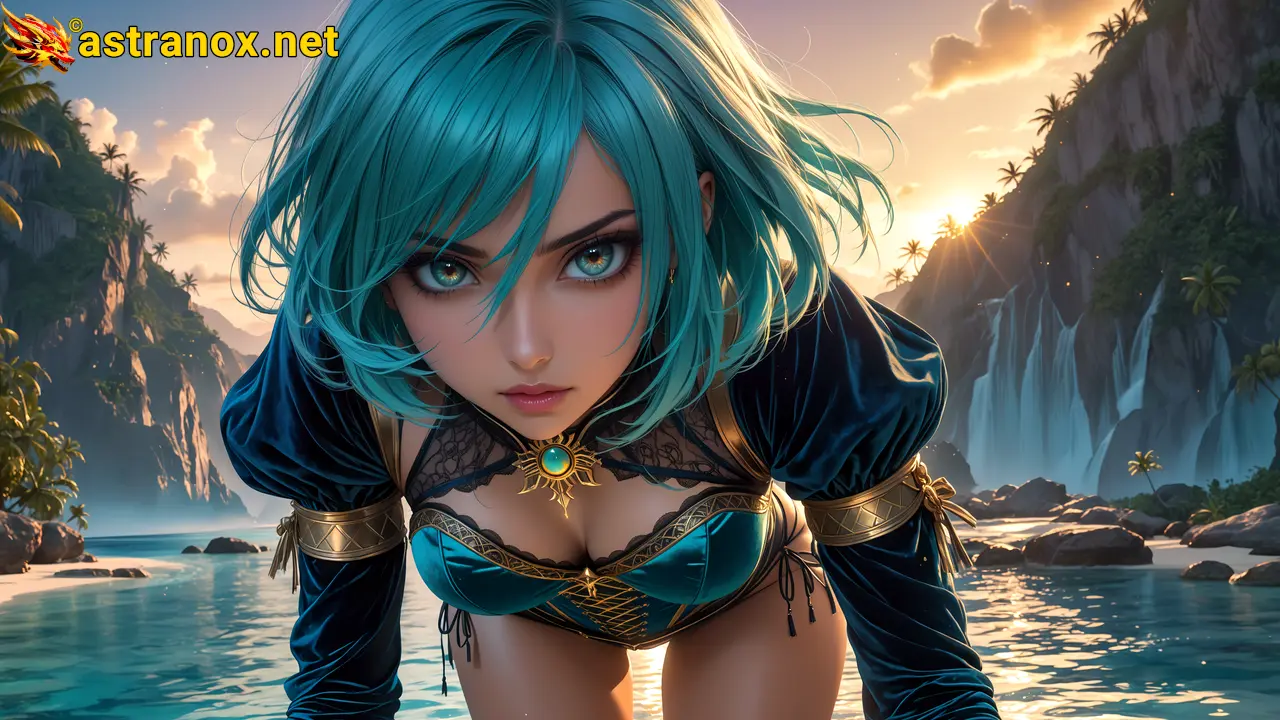 Amazing Young Female  at  - Download Free 4K Wallpaper Fantasy wallpaper with  Eyes and  Hair.