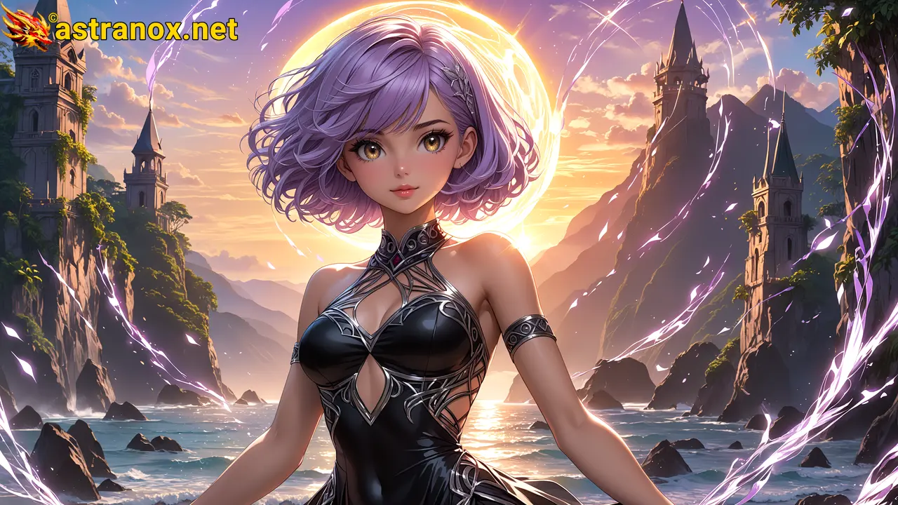 Amazing Young Female  at  - Download Free 4K Wallpaper Fantasy wallpaper with  Eyes and  Hair.