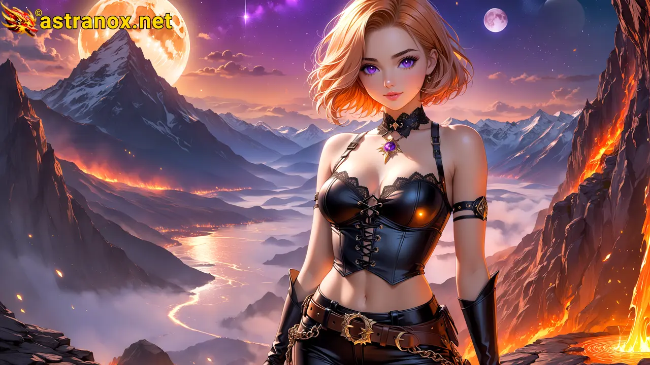 Amazing Young Female at - Download Free 4K Wallpaper Fantasy wallpaper with Eyes and Hair.