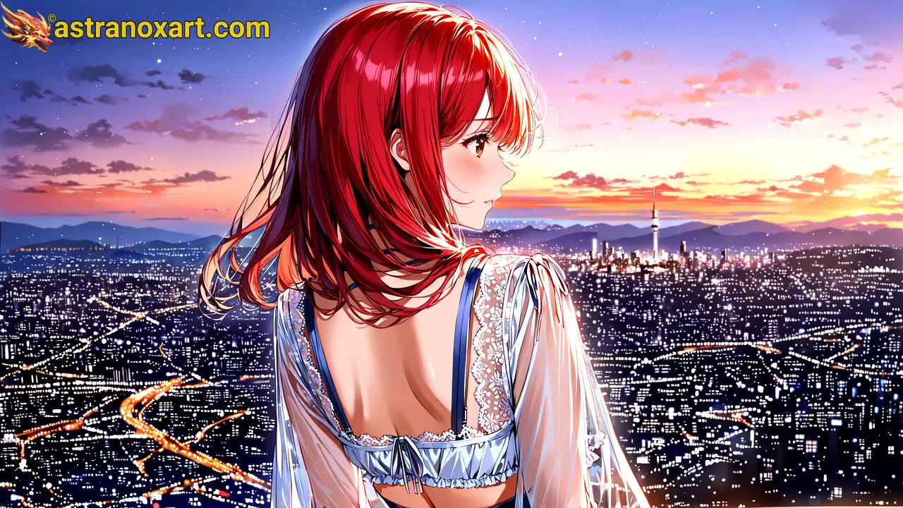 Amazing Young Female  at  - Download Free 4K Wallpaper Fantasy wallpaper with  Eyes and  Hair.