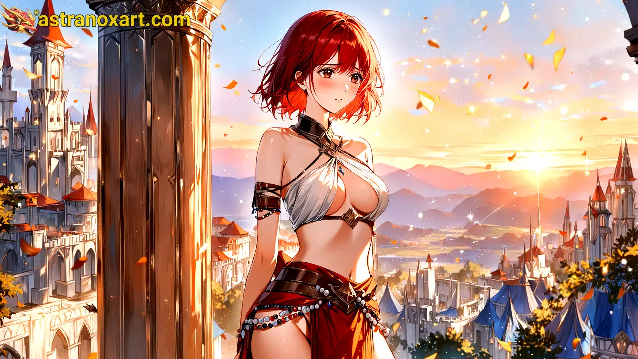 Amazing Young Female  at  - Download Free 4K Wallpaper Fantasy wallpaper with  Eyes and  Hair.